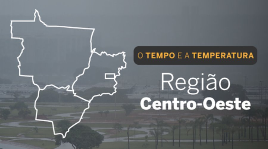 PREVISÃO DO TEMPO: domingo (14) com fortes chuvas em grande parte do Centro-Oeste